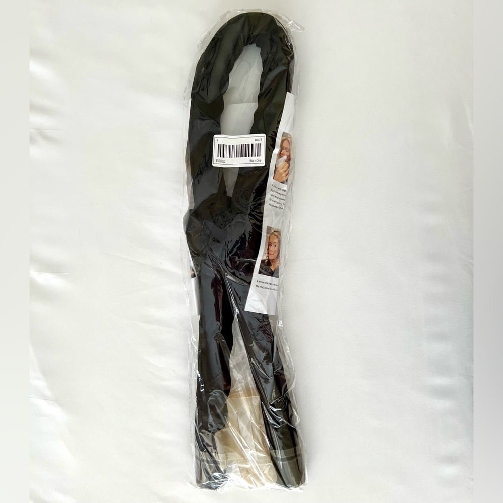 BRAND NEW Silk Heatless Curling Rod Headband With Claw Clip No Heat Curling Rod